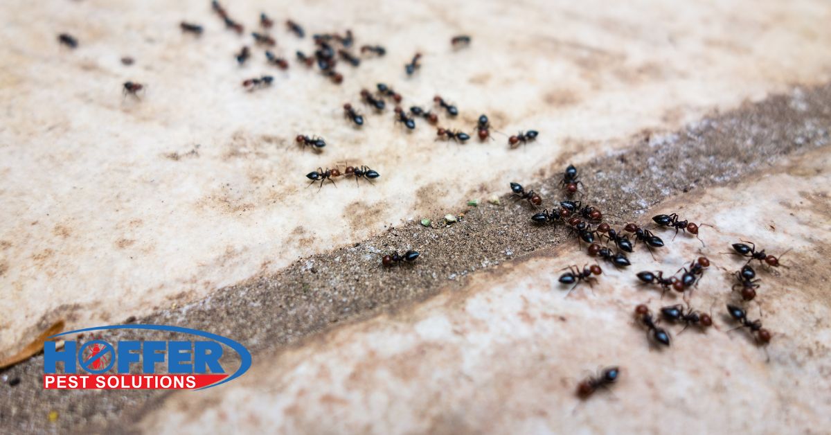 Ant infestation.
