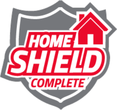 Home Shield Complete logo with shield and house icon.